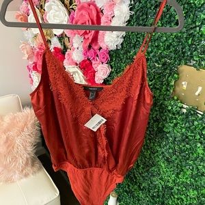 Forever21 silk bodysuit